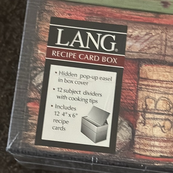 LANG Recipe Box and Cards Chateau d'Ennis Artwork by Susan Winget - Picture 4 of 4